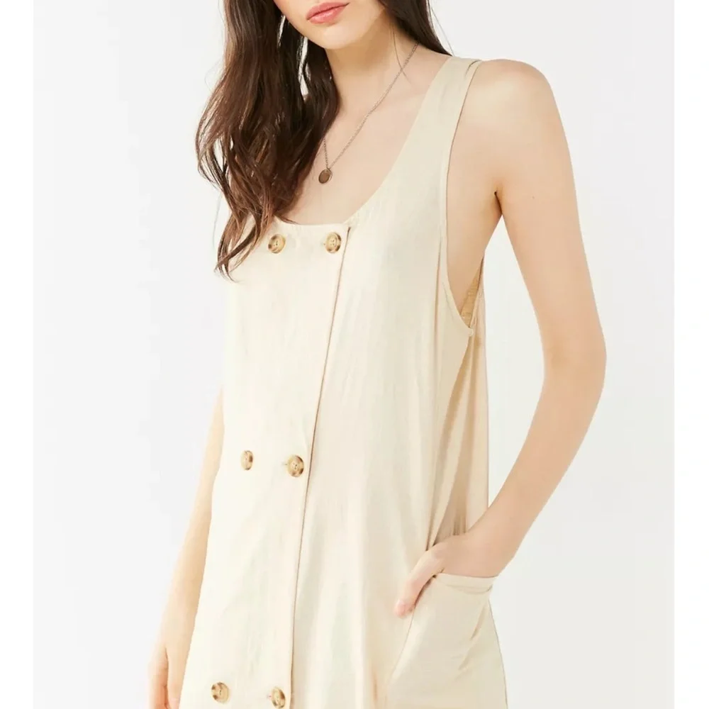 Khaki button‎ down maxi dress